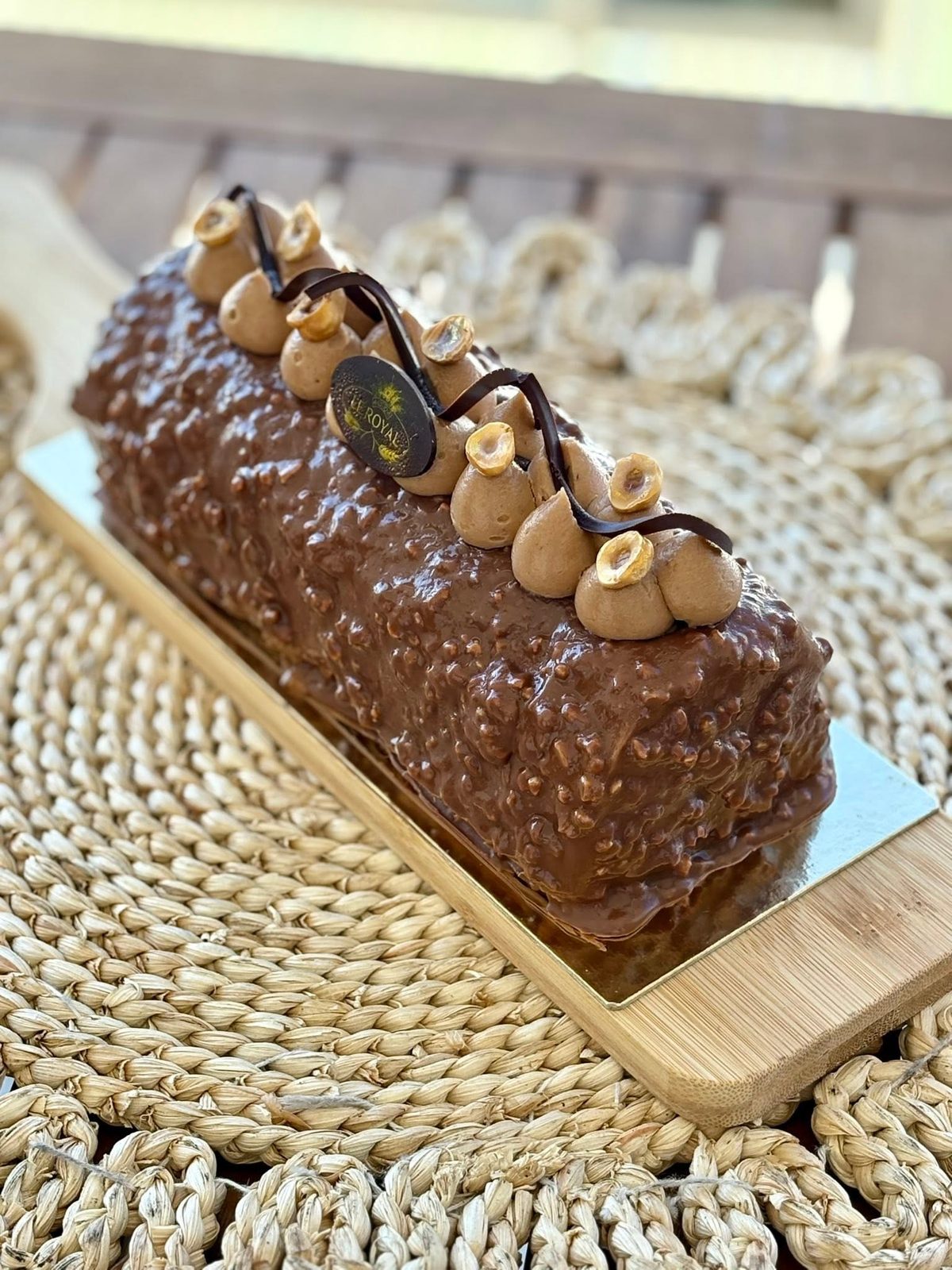 Roulé rocher chocolat noisette